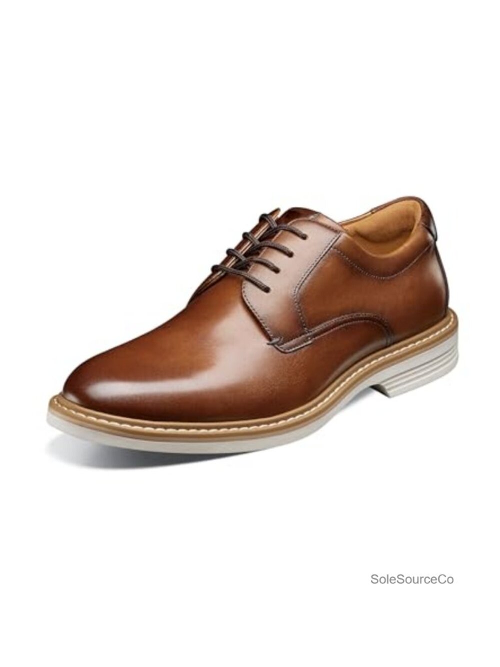 Men's Neufeld Plain Toe Oxford Leather Lace-Up Dress Shoe